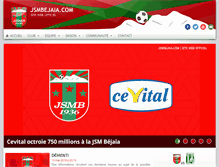 Tablet Screenshot of jsmbejaia.com